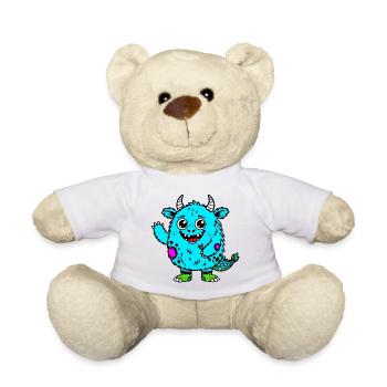 Aquamonster - Nounours - blanc - Devant