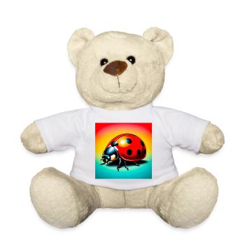 Marienkäfer - Teddy - Weiß - Vorne