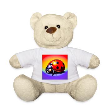 Marienkäfer - Teddy - Weiß - Vorne