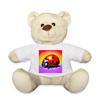 Marienkäfer - Teddy - Weiß - Vorne