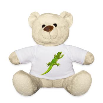 Gecko klettert 1 - Teddy - Weiß - Vorne