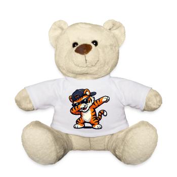 Dabbing Tiger - Teddy - Weiß - Vorne