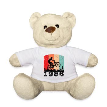 Vintage 1986 - Teddy Bear - white - Front