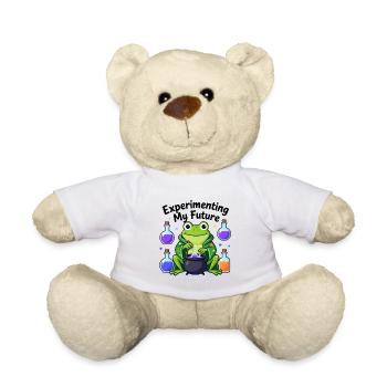 Experimenting My Future Frog Shirt Cute Science Te - Teddy - Weiß - Vorne