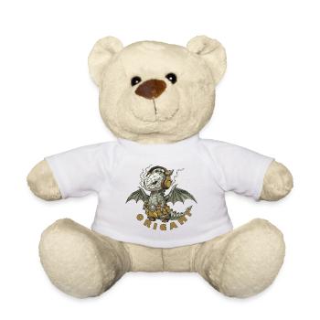 Drachen-Origami - Teddy - Weiß - Vorne