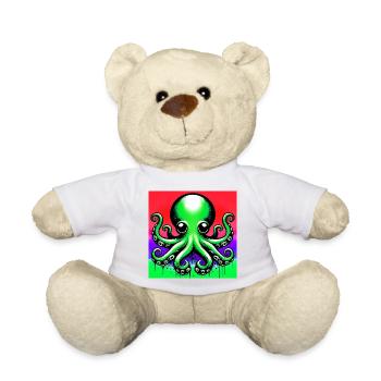 Pieuvre - Nounours - blanc - Devant