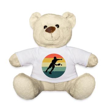 Pickleball player Motiv rund um pickleball athlete - Teddy - Weiß - Vorne