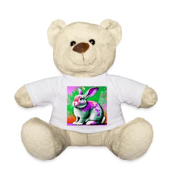 Kaninchen - Teddy - Weiß - Vorne