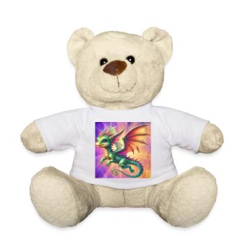 Drache - Teddy - Weiß - Vorne
