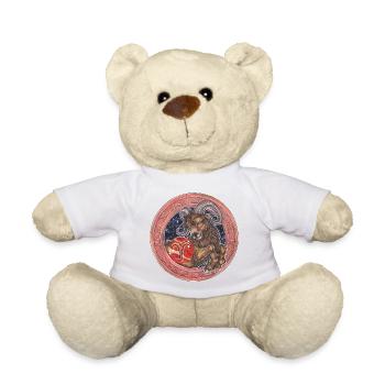 Zodiac Sign Zodiac Aries Aries Gift - Teddy Bear - white - Front