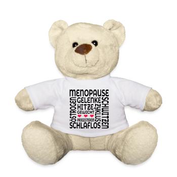 Menopause symptoms menopause - Teddy Bear - white - Front