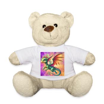 dragon - Nounours - blanc - Devant