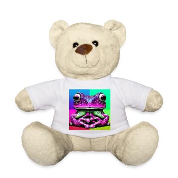 Frosch - Teddy - Weiß - Vorne