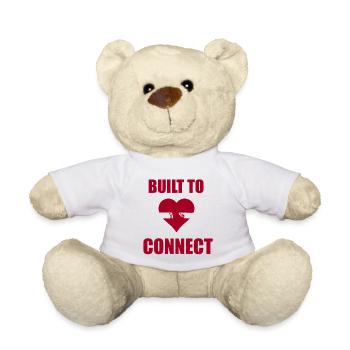 Construits pour connecter les âmes d’amour se trouvent - Nounours - blanc - Devant