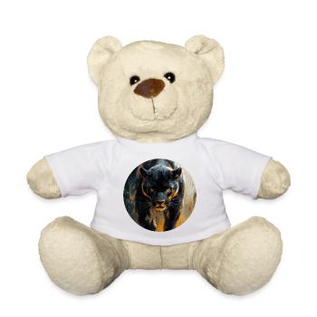 Design de Panthère noire - Teddy Bear - white - Front