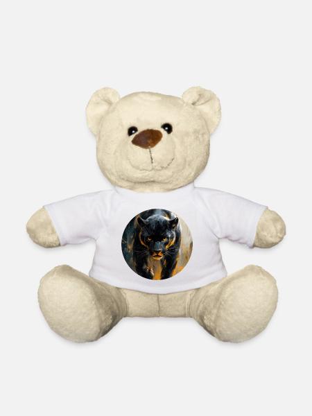Design de Panthère noire - Teddy - Weiß