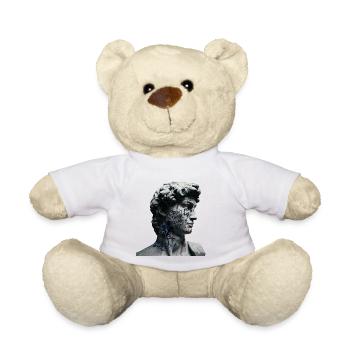 Don't Think Too Much Graffiti-David - Teddy Bear - white - Front
