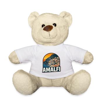 Amalfi Coast Retro Sunset Vintage Design - Teddy Bear - white - Front