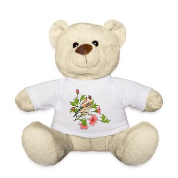 Bunter Vogel - Teddy - Weiß - Vorne