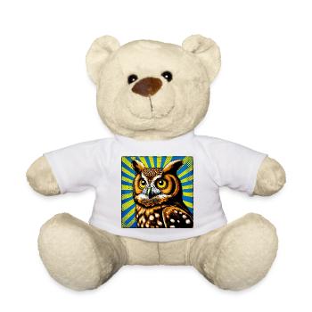 Eule - Teddy - Weiß - Vorne