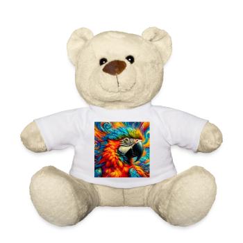 Papagei - Teddy - Weiß - Vorne