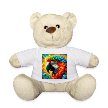 perroquet - Nounours - blanc - Devant