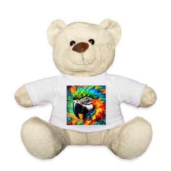 Papagei - Teddy - Weiß - Vorne