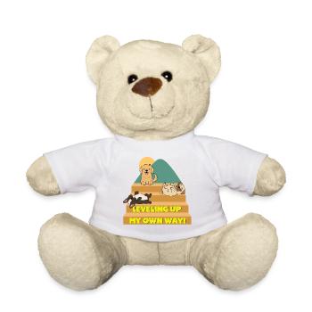 Leveln auf meine eigene Weise - Teddy - Weiß - Vorne
