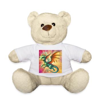 Drache - Teddy - Weiß - Vorne