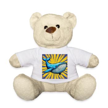 whale - Teddy Bear - white - Front