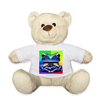 Frosch - Teddy - Weiß - Vorne