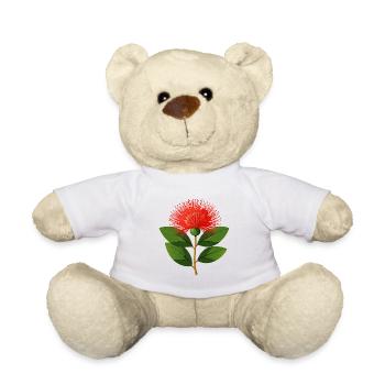 Fleur de Pohutukawa - Nounours - blanc - Devant