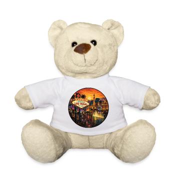 Las Vegas Nevada Sonnenuntergang Urlaub Design - Teddy - Weiß - Vorne
