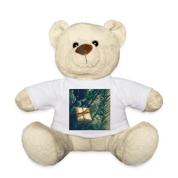 Goldenes Vorhandensein auf Kiefernästen - Teddy - Weiß - Vorne
