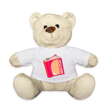 Buch Lesen Pause - Teddy - Weiß - Vorne