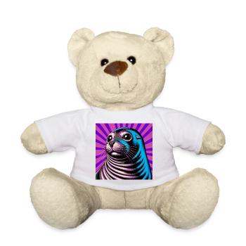 seal - Teddy Bear - white - Front