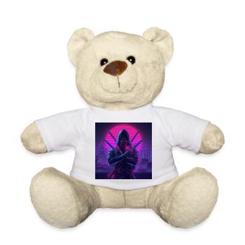 Neon-Ninja im Cybercity - Teddy - Weiß - Vorne