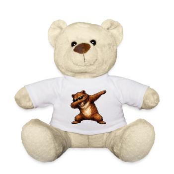 Dabbing Grizzly - Teddy - Weiß - Vorne
