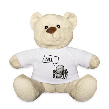 Nö! Spinne – Kleiner Sturkopf im Spinnennetz - Teddy - Weiß - Vorne