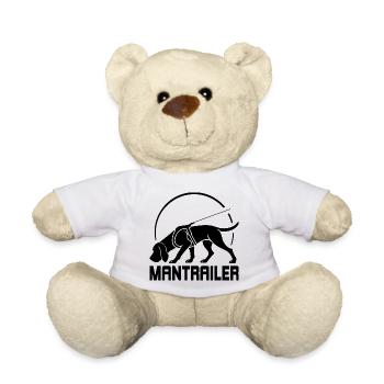 Bloodhound MANTRAILER Search Dogs Dogs Wilsigns - Teddy Bear - white - Front