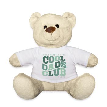 Club des papas cool - Cadeau de la fête des pères des papas - Nounours - blanc - Devant