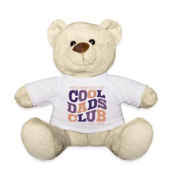 Club des papas cool - Cadeau pour futurs papas 2026 - Nounours - blanc - Devant