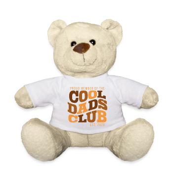 Club des Pères Cool - Cadeau Papa 2026 - Nounours - blanc - Devant