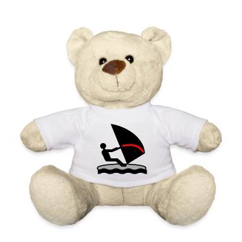 Surfing - Teddy Bear - white - Front