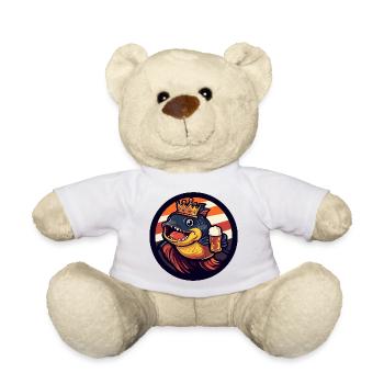 Piranha Fische Bier Lustig - Teddy - Weiß - Vorne