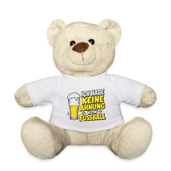 Keine Ahnung von Fußball Bier - Teddy - Weiß - Vorne