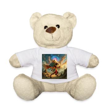 Winged guardian over the pyramid - Teddy Bear - white - Front