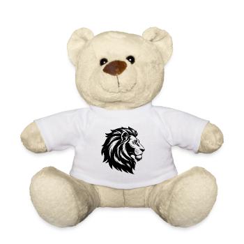 Tête de lion - Nounours - blanc - Devant