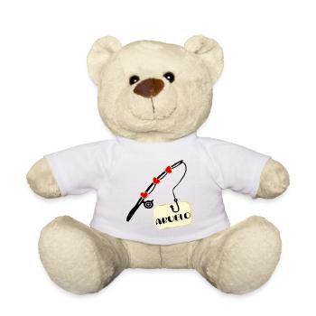 Spain Grandfather Fisherman - Teddy Bear - white - Front