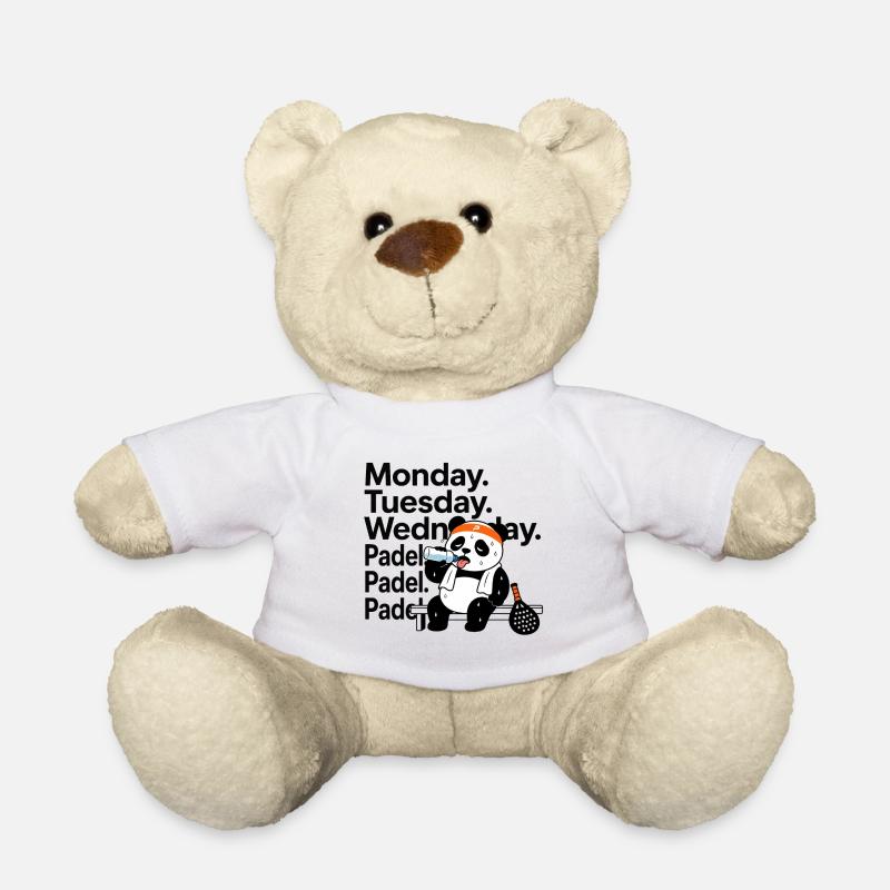 Monday Tuesday Wednesday Padel - Teddy - Weiß